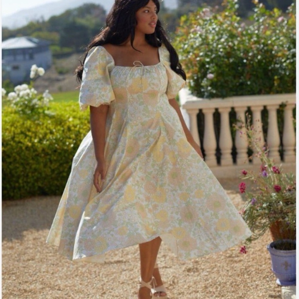 Selkie Citrus Trip Day Dress S NWT